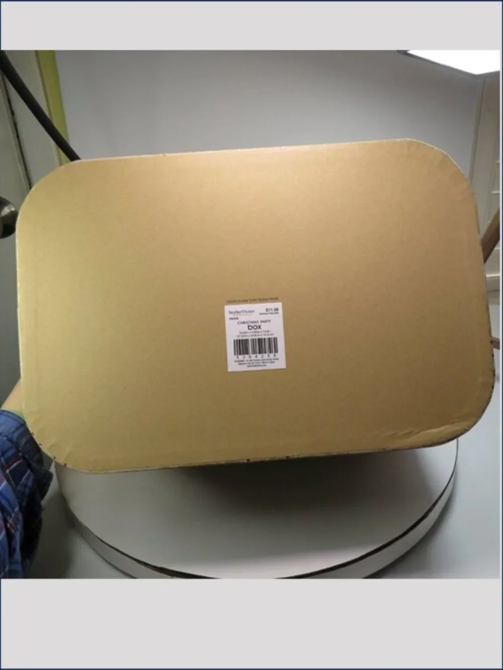 Brothers & Sisters Gingerbread Holiday Storage Box with Reinforced Handles